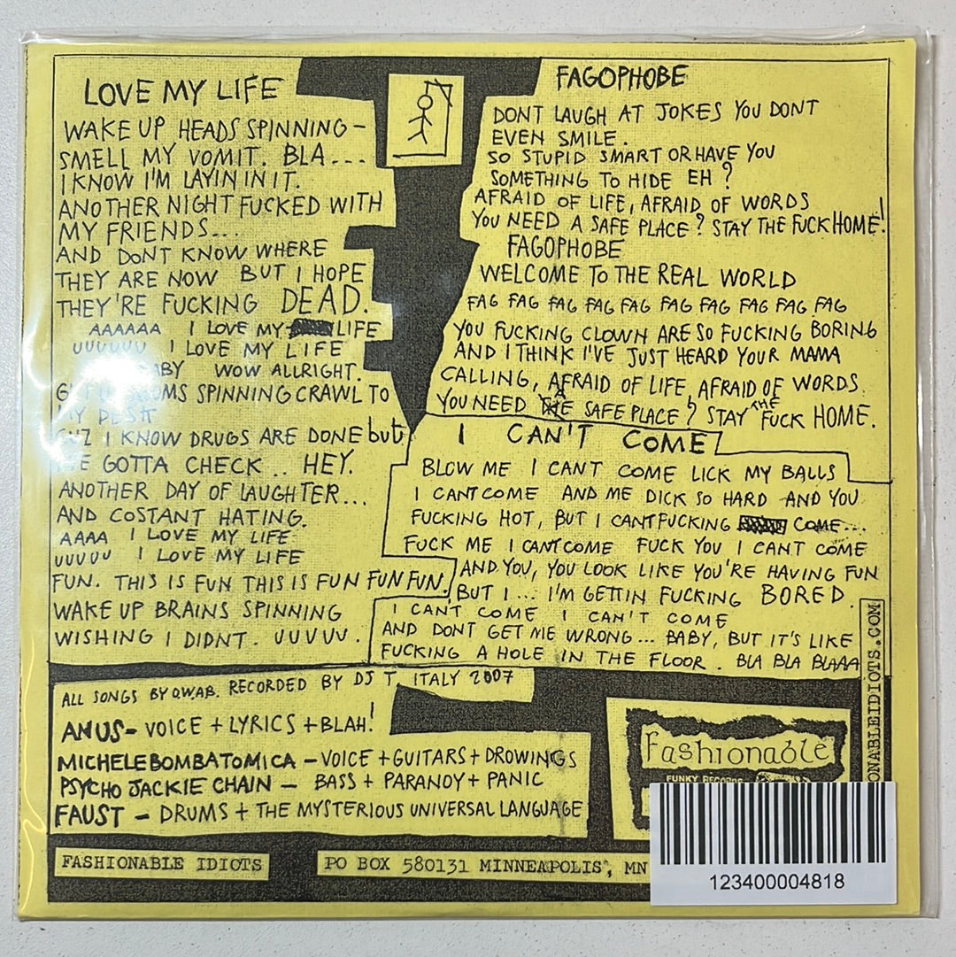 USED VINYL: Out With A Bang! “Love My Life” 7"