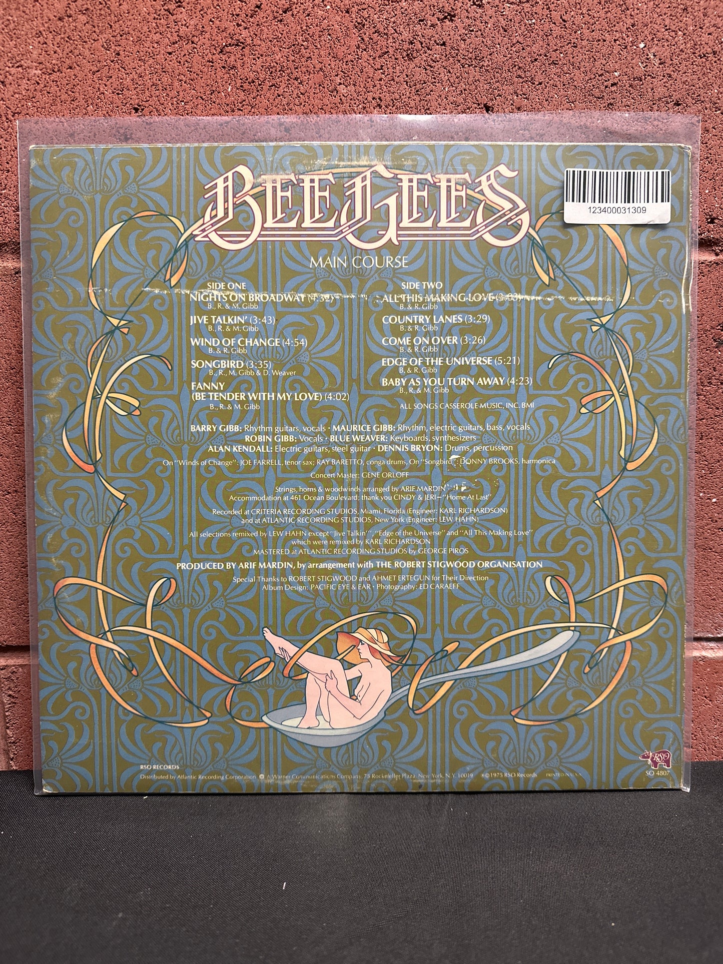 Used Vinyl:  Bee Gees ”Main Course” LP