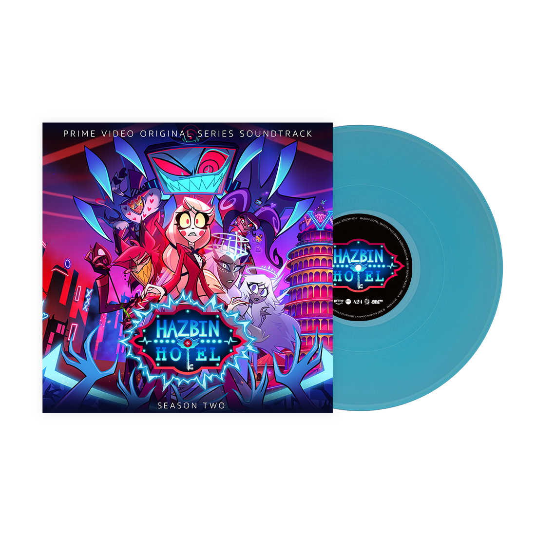 V/A "Hazbin Hotel: Season Two (OST)" LP (VoxTek Blue Clear Vinyl)
