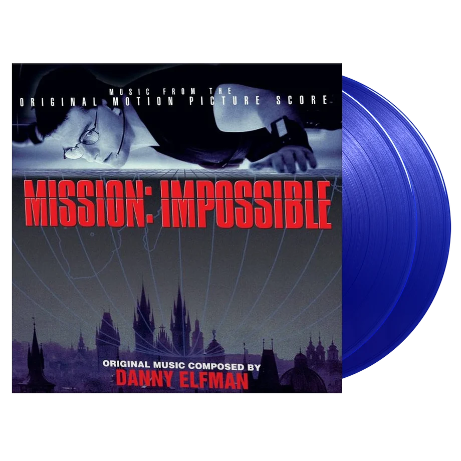 PRE-ORDER: Danny Elfman "Mission: Impossible (Original Motion Picture Score) (30th Anniversary)" 2xLP (Transparent Blue Vinyl)