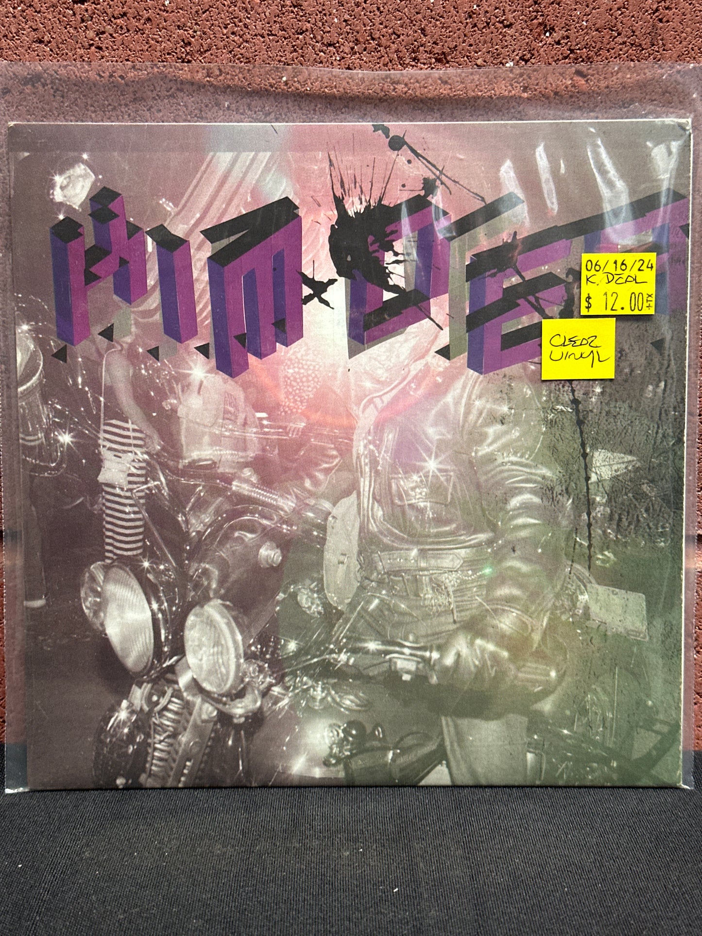 Used Vinyl:  Kim Deal ”Biker Gone” 7" (clear vinyl)