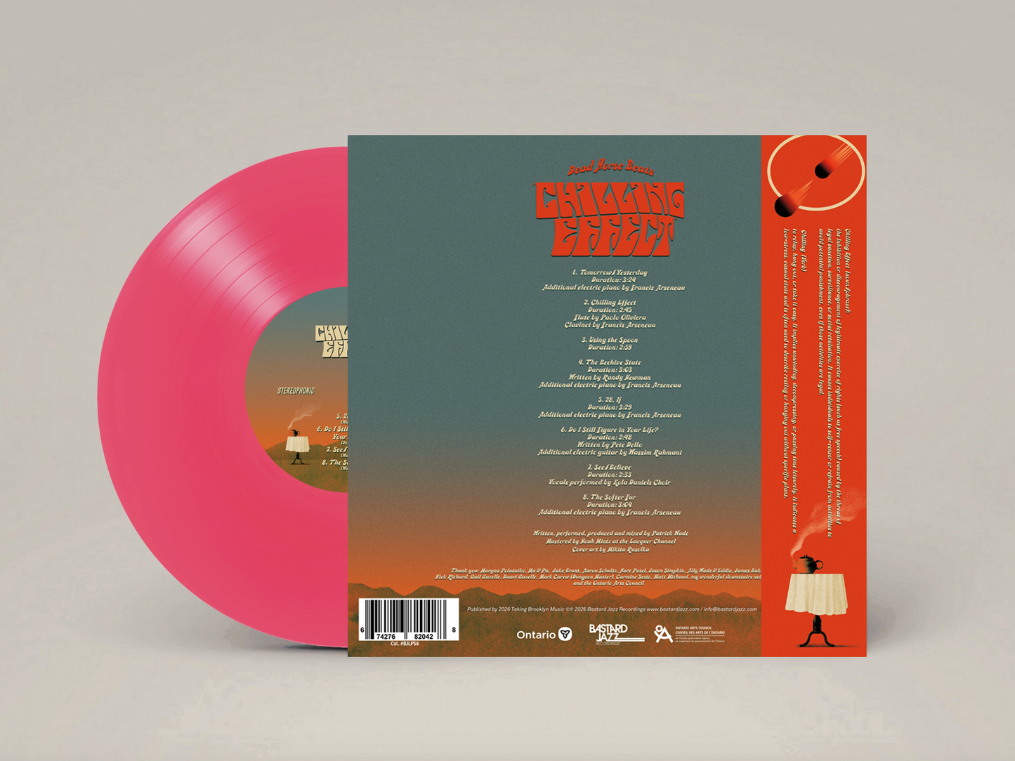 PRE-ORDER: Dead Horse Beats "Chilling Effect" LP (Hibiscus Pink Vinyl)