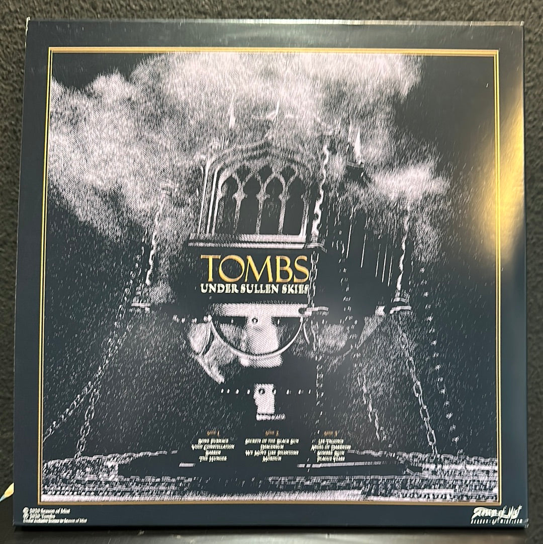 USED VINYL: Tombs "Under Sullen Skies" 2xLP (Red And Black Transparent Marbled Vinyl)