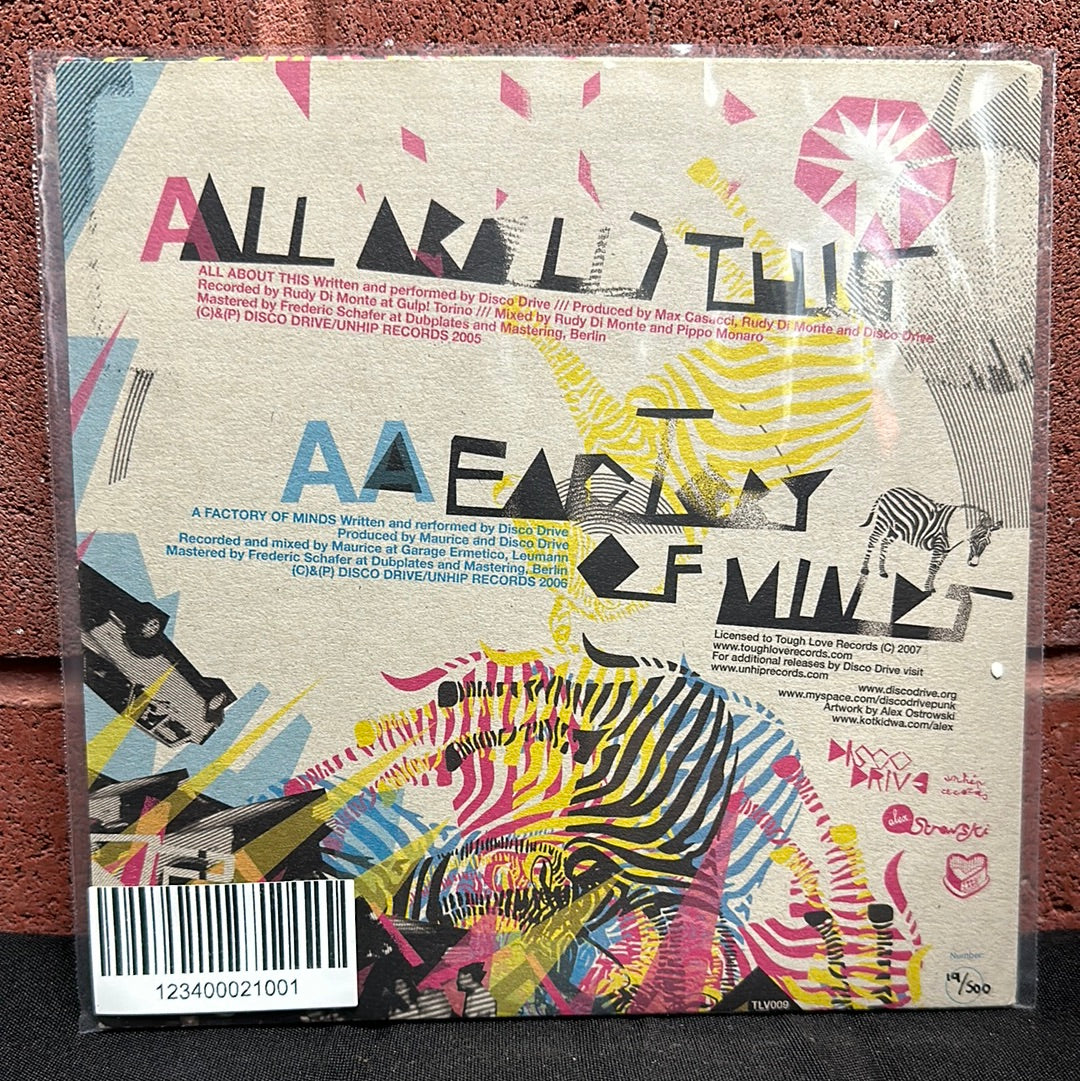 Used Vinyl:  Disco Drive ”All About This” 7"