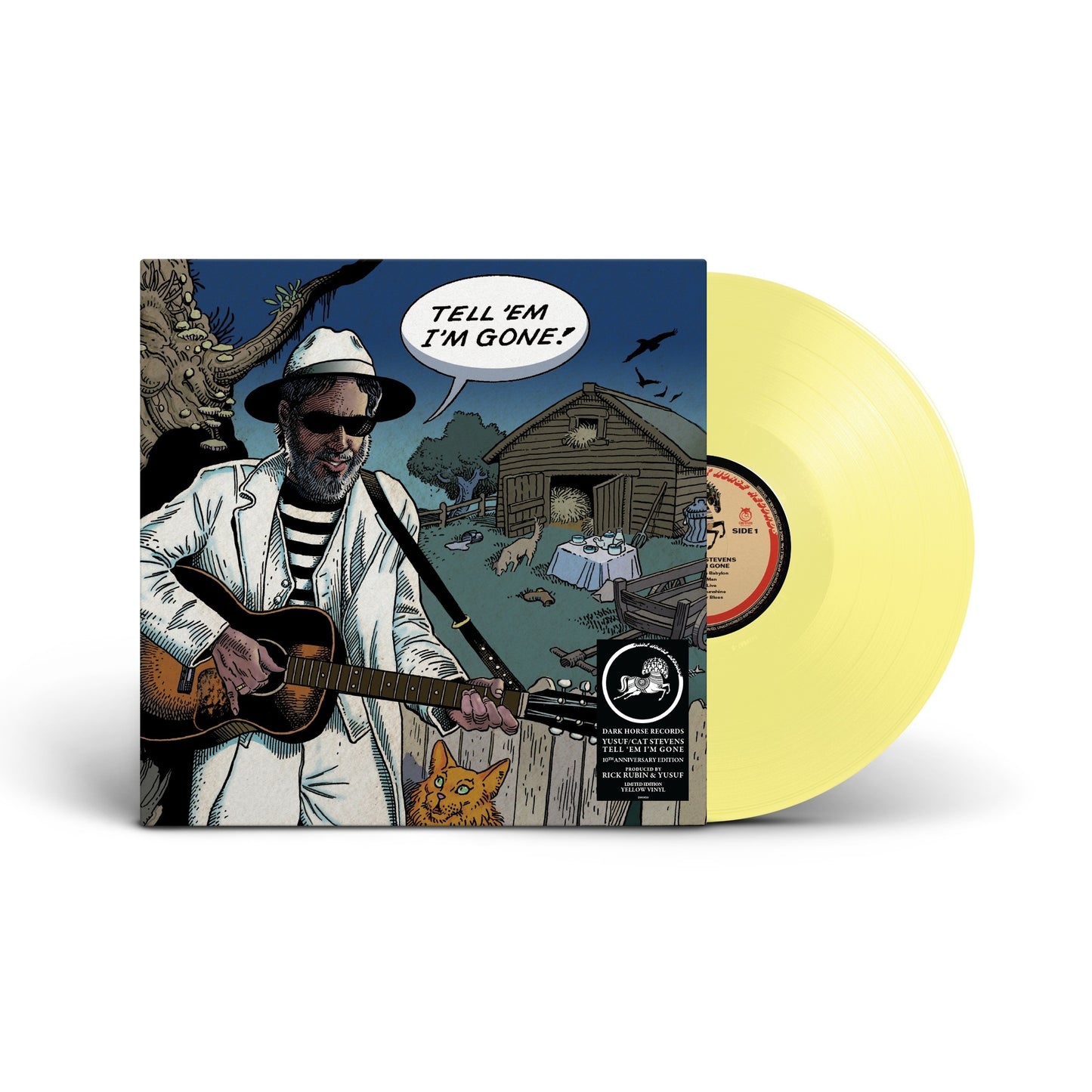 PRE-ORDER: Yusuf/Cat Stevens "Tell 'Em I'm Gone!" LP (Yellow Vinyl)