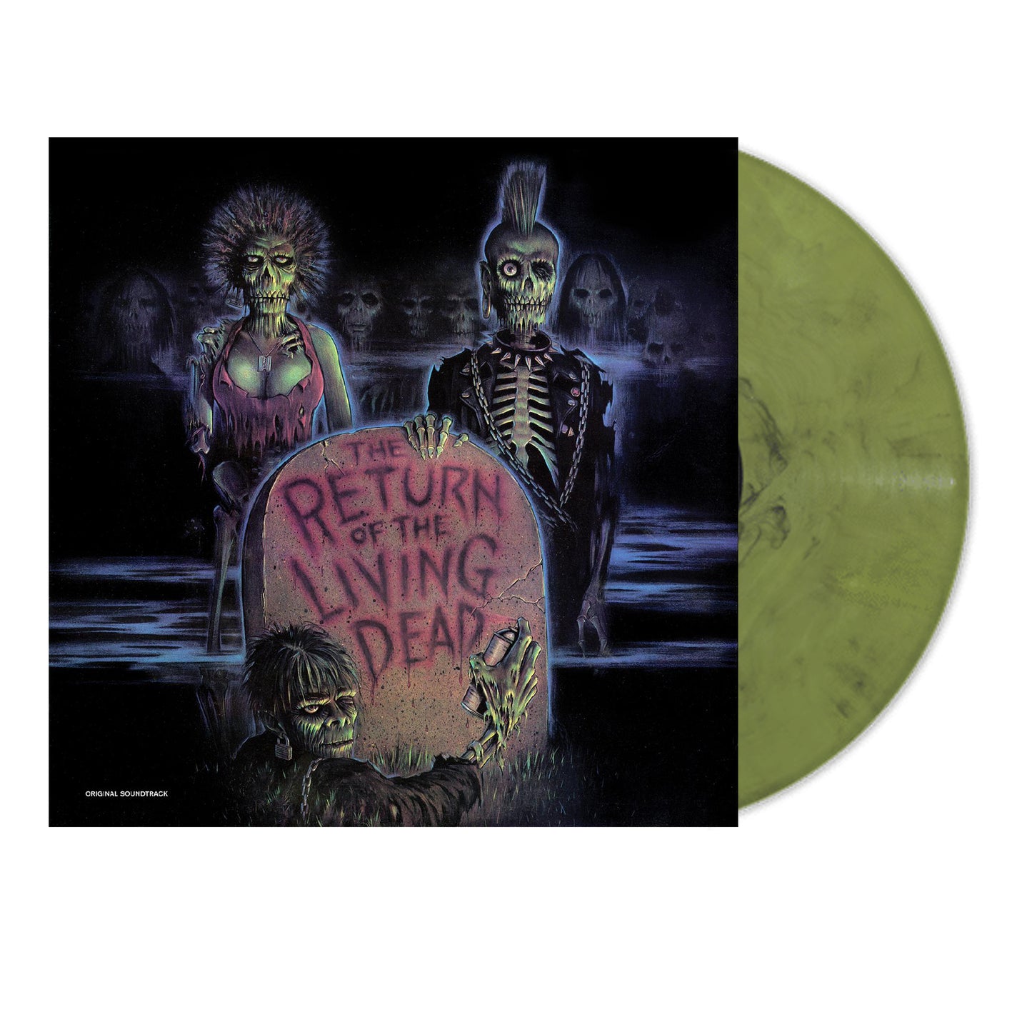 V/A "The Return of the Living Dead (OST)" LP (Green w/ Black "Toxic Waste" Vinyl)