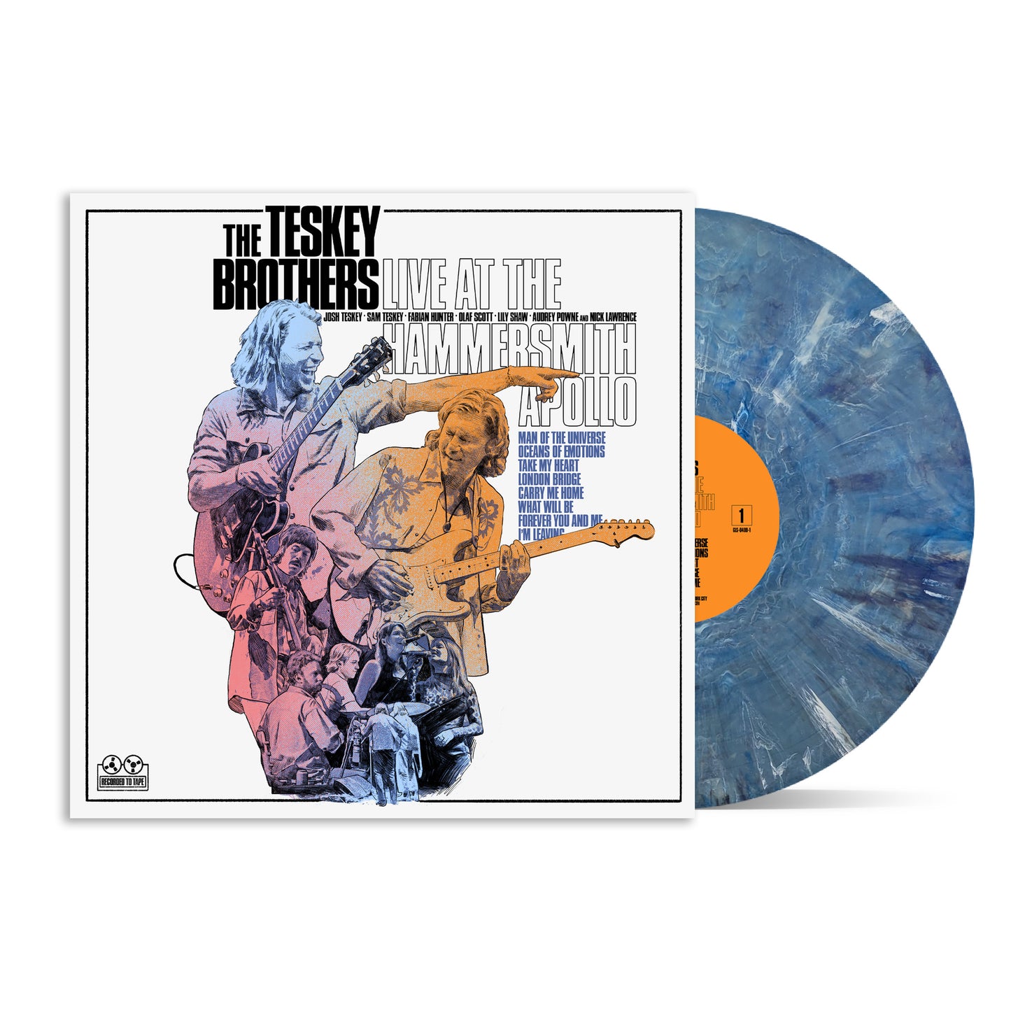 The Teskey Brothers "Live At The Hammersmith Apollo" LP (Huron Blue Vinyl)