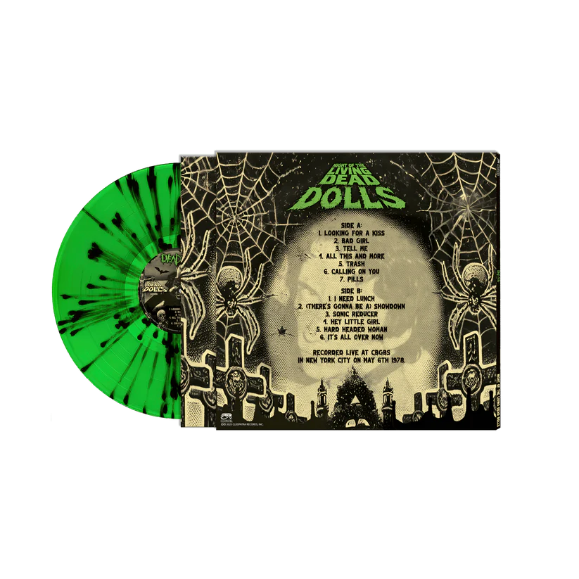 Dead Boys "Night Of The Living Dead Dolls" LP (Green/Black Splatter Vinyl)