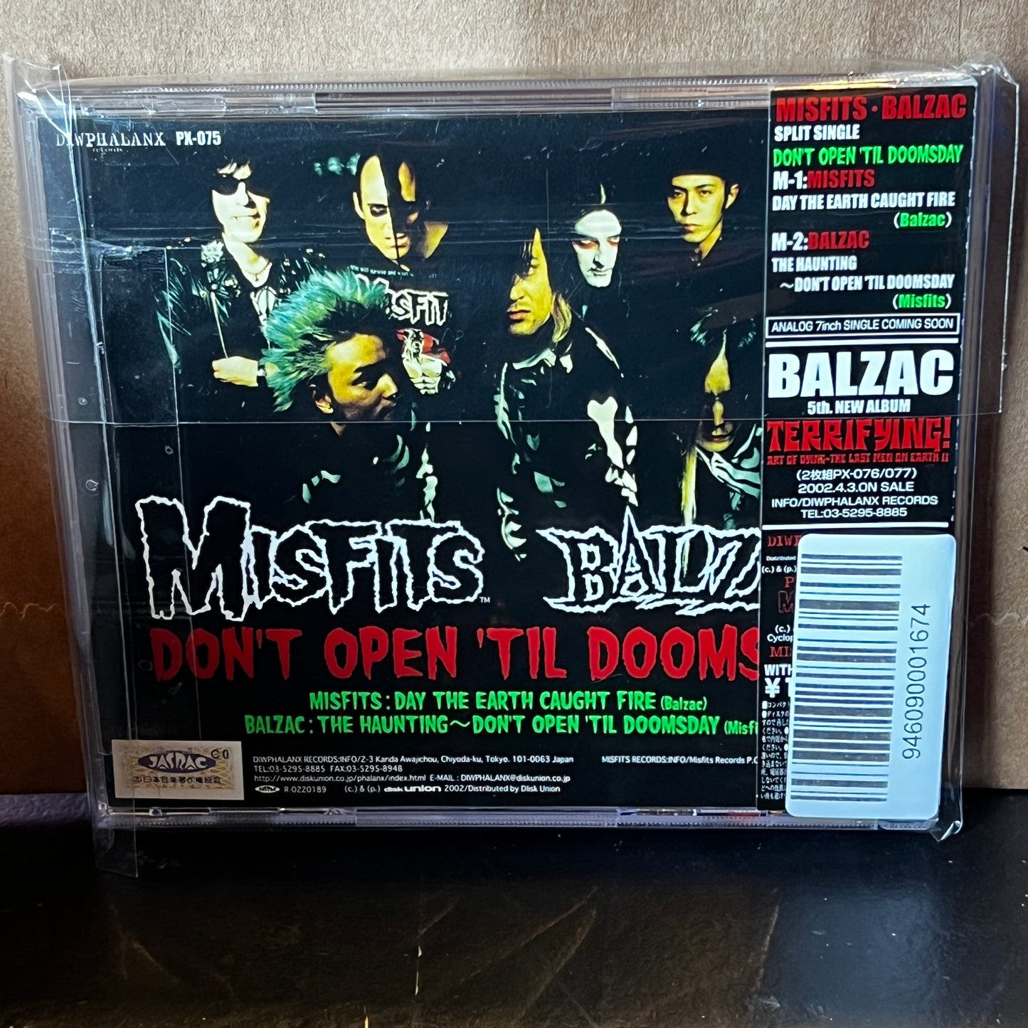 Used CD: The Misfits "Don't Open 'Til Doomsday" CD Single (2002 Japanese Press)