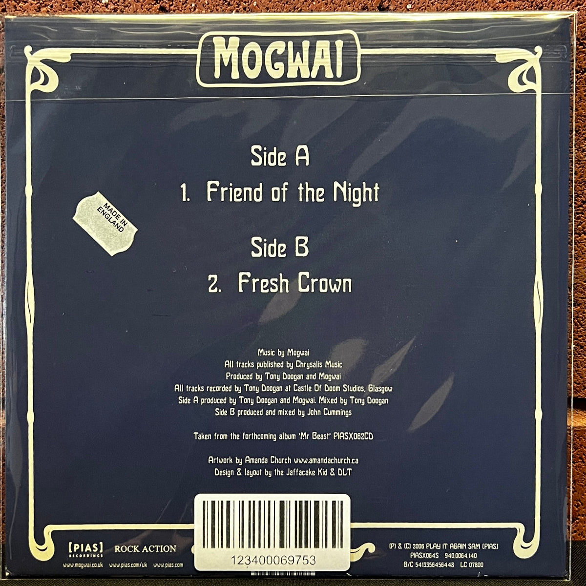Used Vinyl: Mogwai "Friend of the Night" 7" (UK Pressing)