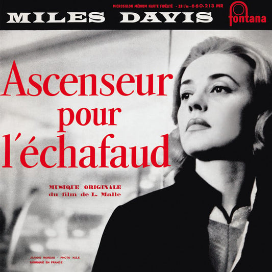 PRE-ORDER: Miles Davis "Acenseur Pour L'Echafaud" LP (180g Crystal Clear Vinyl, Import)