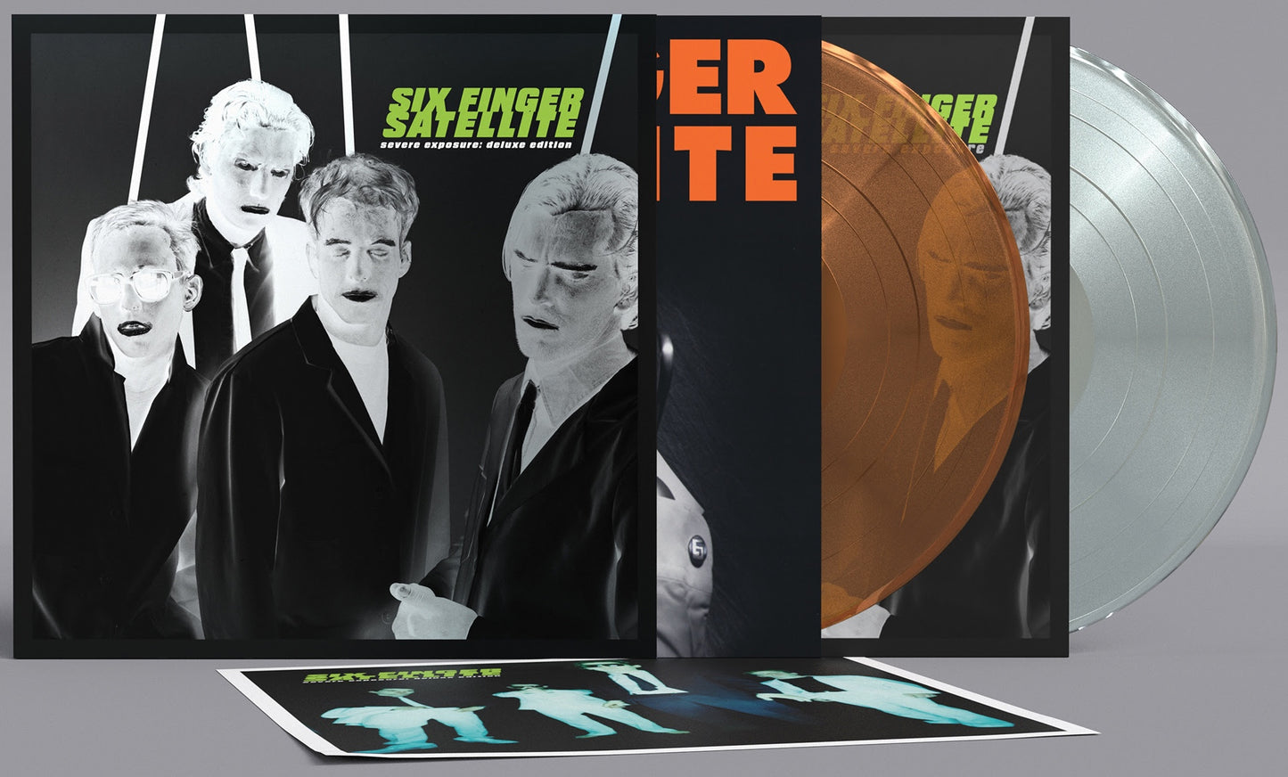 Six Finger Satellite "Severe Exposure: Deluxe Edition" 2xLP (Loser Edition Coke Bottle Clear & Orange Vinyl)