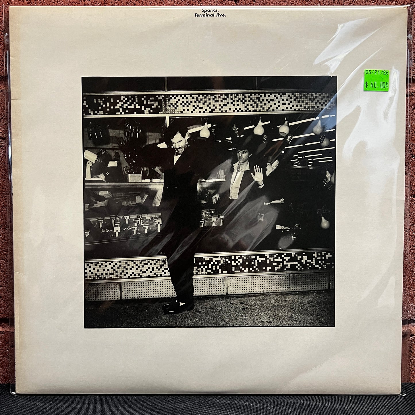 Used Vinyl: Sparks "Terminal Jive" LP (1980 UK Release)
