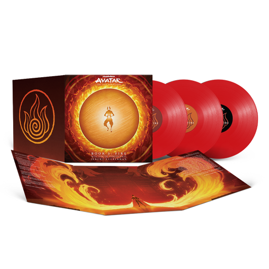 PRE-ORDER: Jeremy Zuckerman "Avatar: The Last Airbender - Book 3: Fire (Music from the Animated Series)" 3xLP (Red Vinyl)