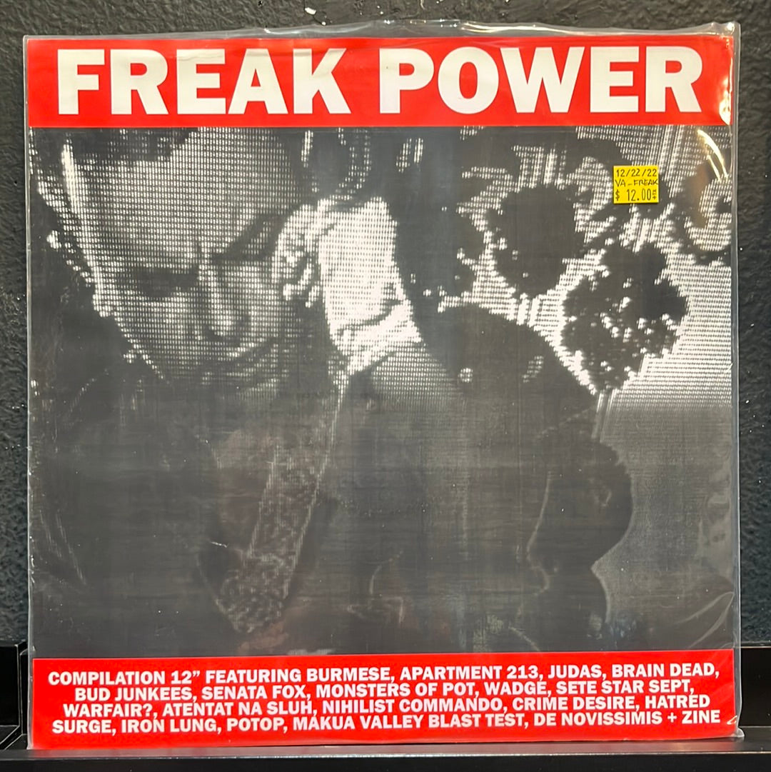 USED VINYL: Various “Freak Power” 12", S/Sided, Comp, Ltd