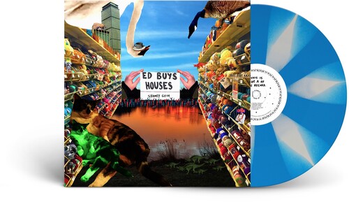 PRE-ORDER: Sidney Gish "Ed Buys Houses" LP (Blue and White Cornetto Vinyl)