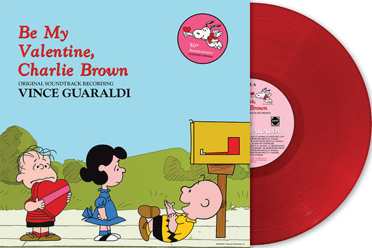 Pre-Order: Vince Guaraldi "Be My Valentine, Charlie Brown" OST 50th Anniversary Extended Edition LP (Heartburn Red Color Vinyl)