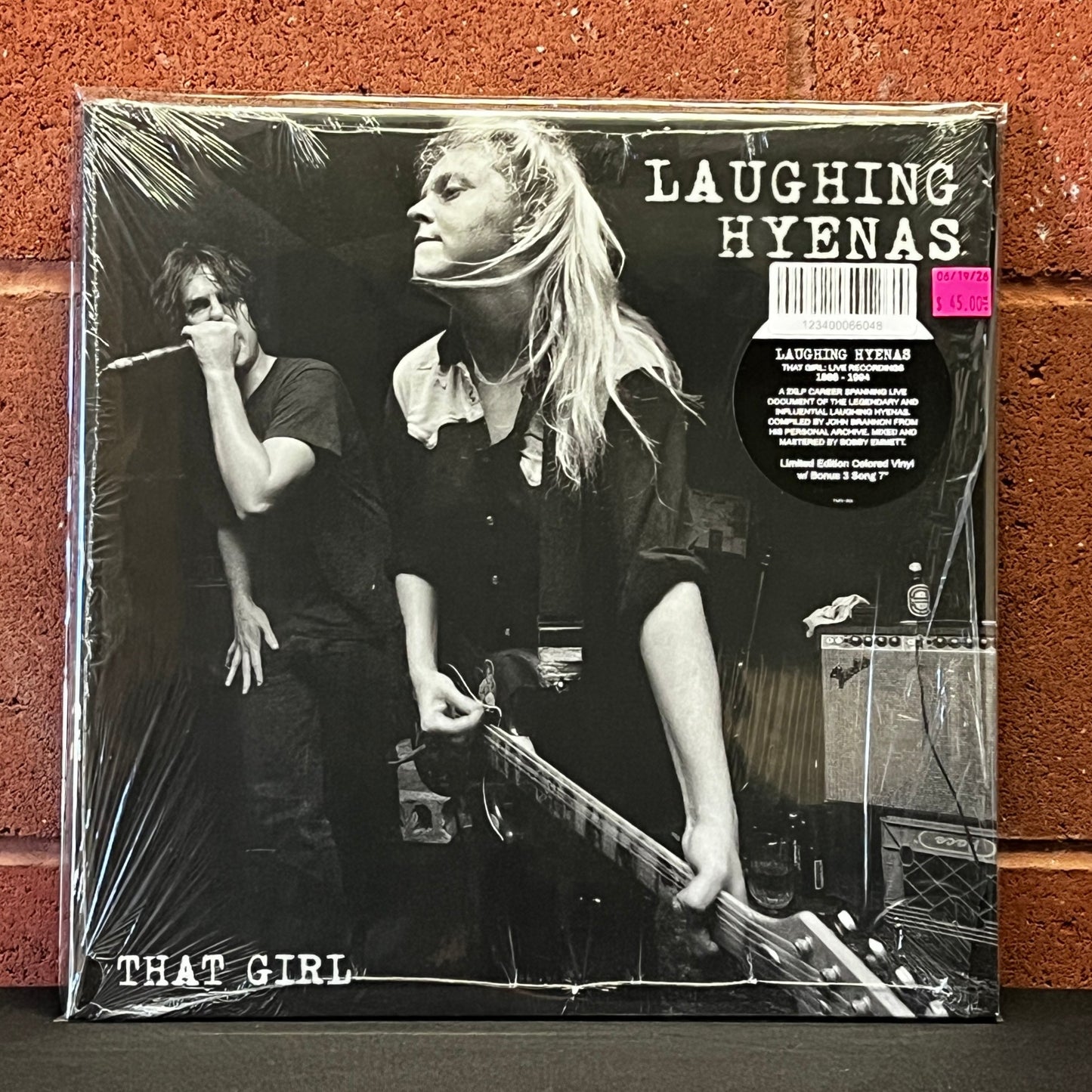 Used Vinyl: Laughing Hyenas ‎"That Girl: Live Recordings 1986-1994" 2xLP+7" (2026 Press - Black & White Swirl Vinyl)