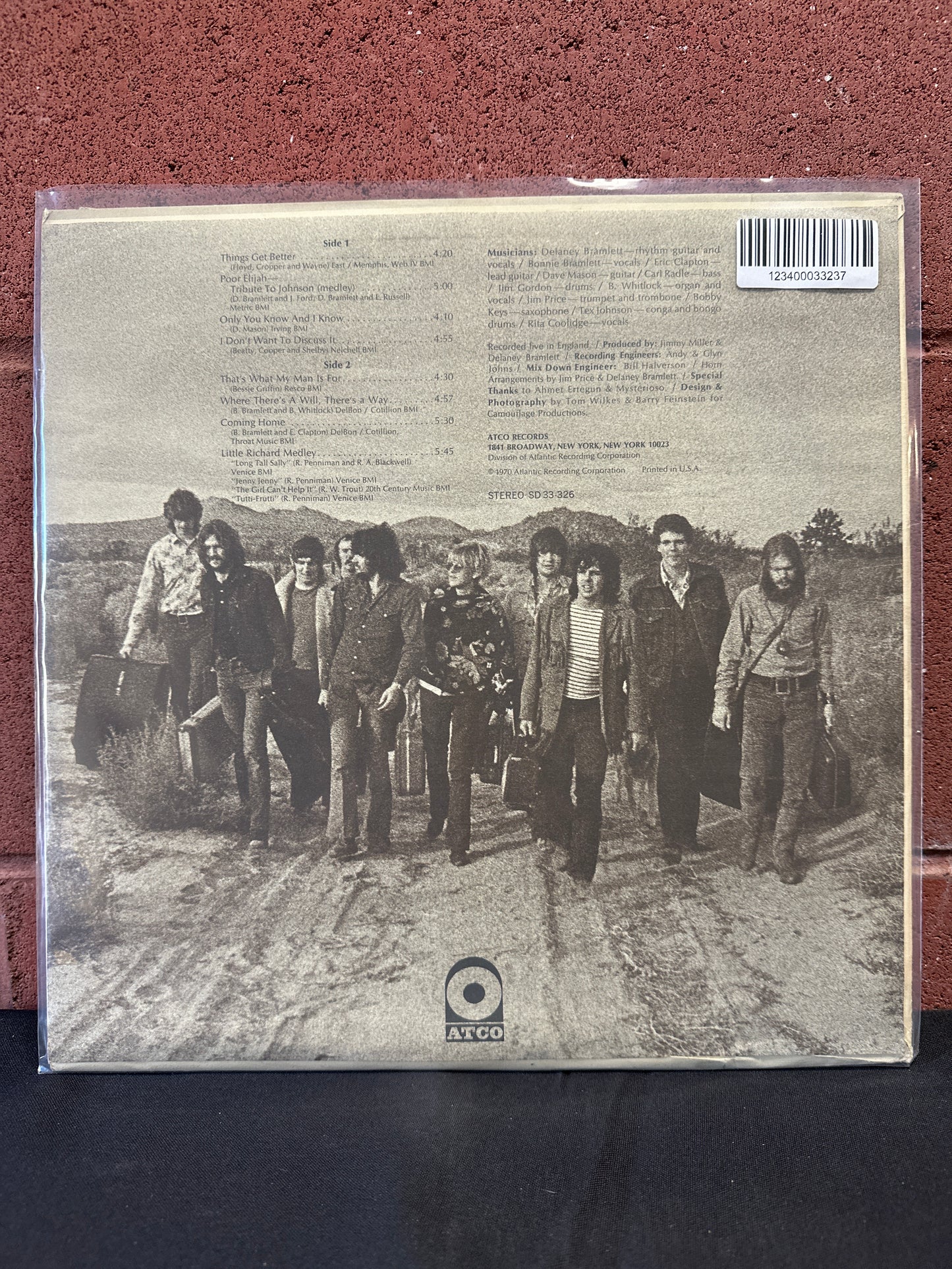 Used Vinyl:  Delaney & Bonnie & Friends With Eric Clapton ”On Tour” LP