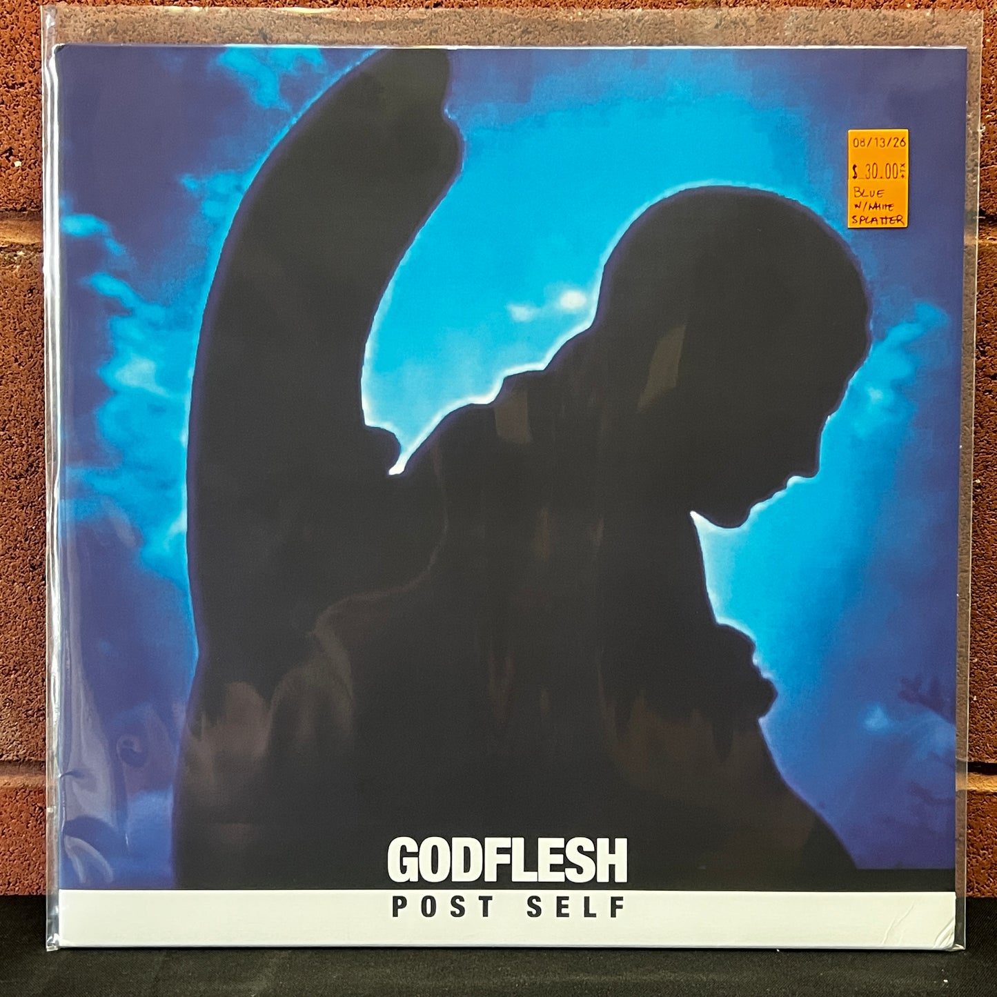 Used Vinyl: Godflesh "Post Self" LP (Blue with White Splatter)