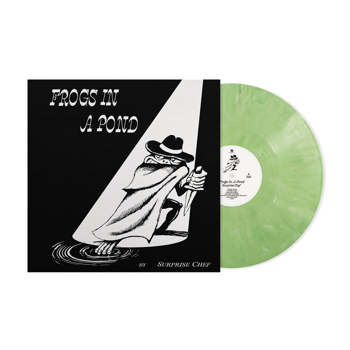 EMBARGO 8/21 PRE-ORDER: Surprise Chef "Frogs In A Pond" LP (Indie Exclusive Eco-Mix Green Vinyl)