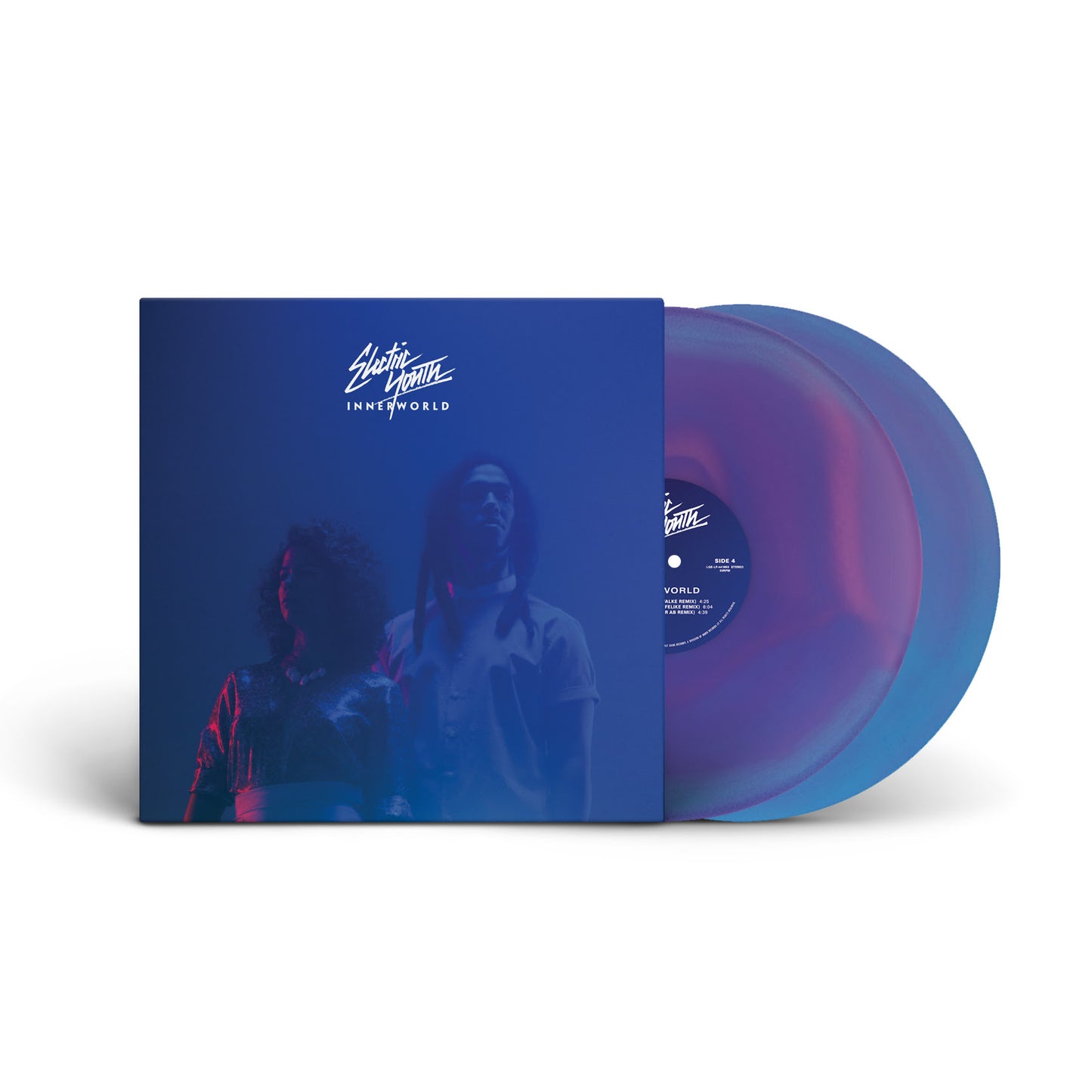 Electric Youth "Innerworld (10th Anniversary Edition)" 2xLP (Magenta & Blue Swirl Vinyl)