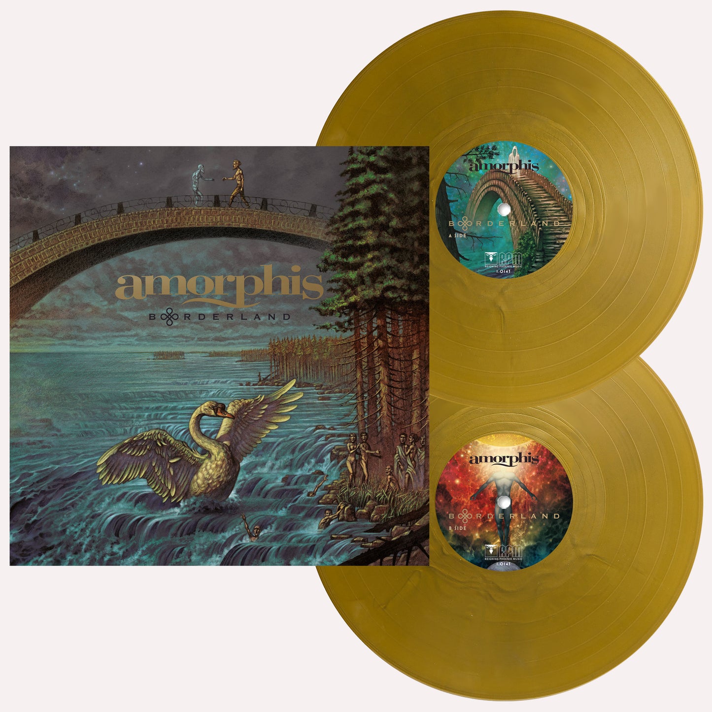 Amorphis "Borderland" 2xLP ("Bones" Gold Opaque Vinyl)