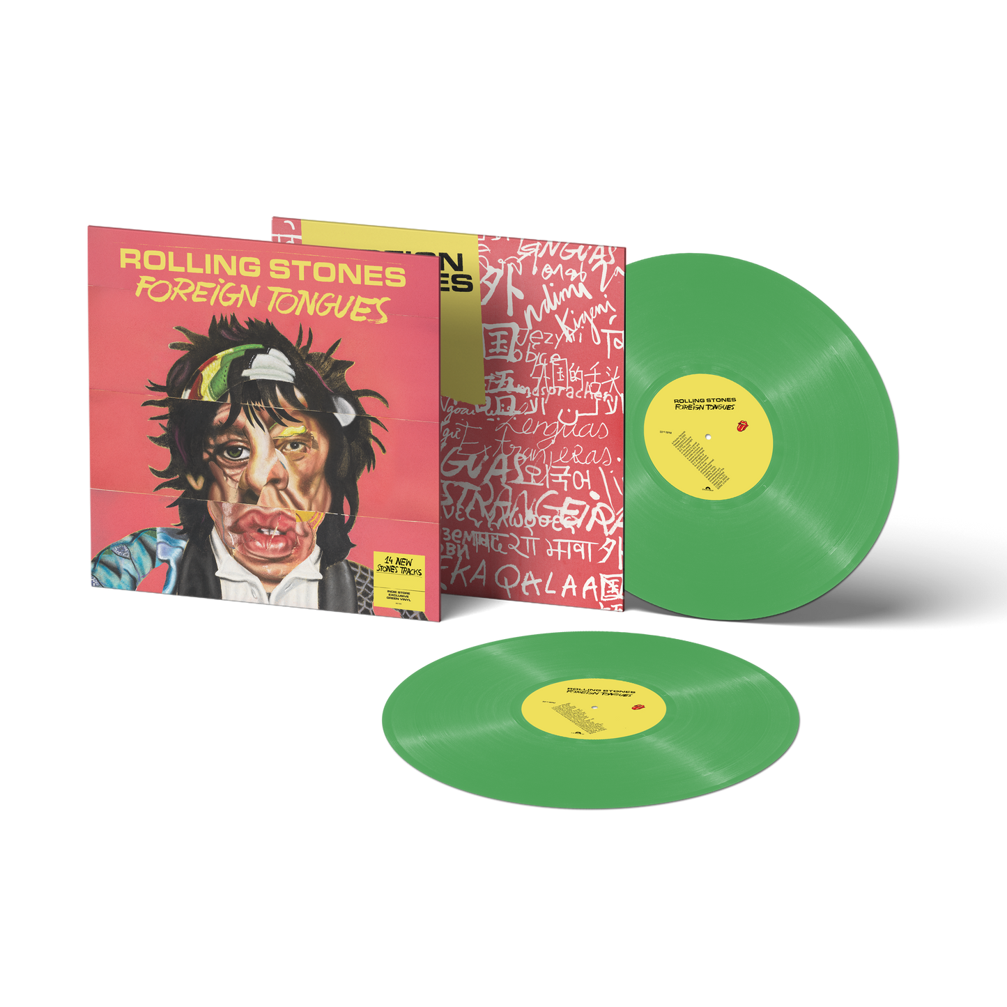 PRE-ORDER: The Rolling Stones "Foreign Tongues" 2xLP (Indie Exclusive 180g Green Vinyl)
