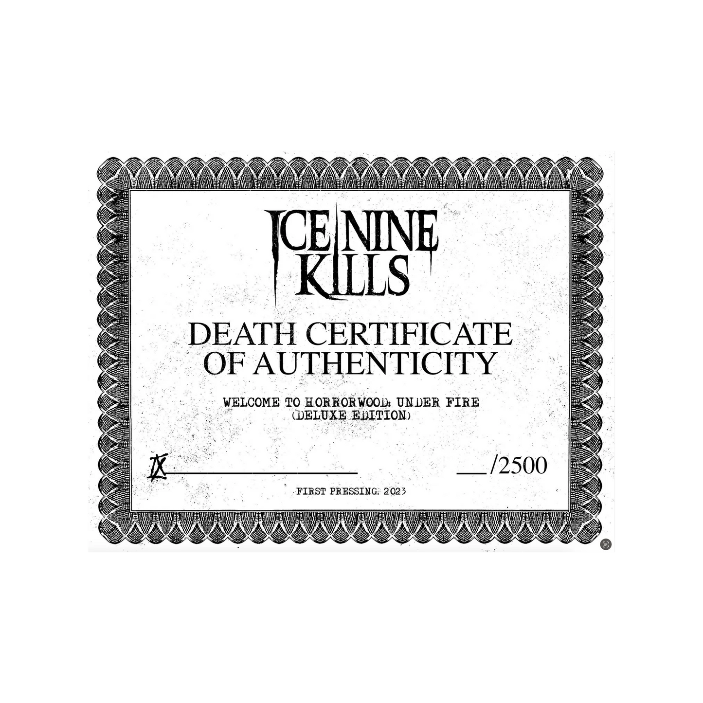 Ice Nine Kills "Welcome To Horrorwood: Under Fire (Deluxe Edition)" 3xLP Box Set ("Shower Scene" Color Vinyl)