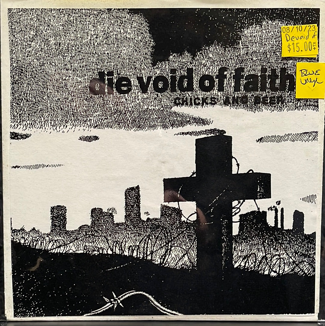 USED VINYL: Devoid Of Faith "Slow Motion Enslavement" 7" (Blue Vinyl)