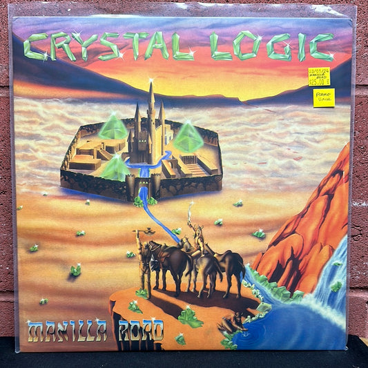 Used Vinyl:  Manilla Road ”Crystal Logic” LP (Purple vinyl)
