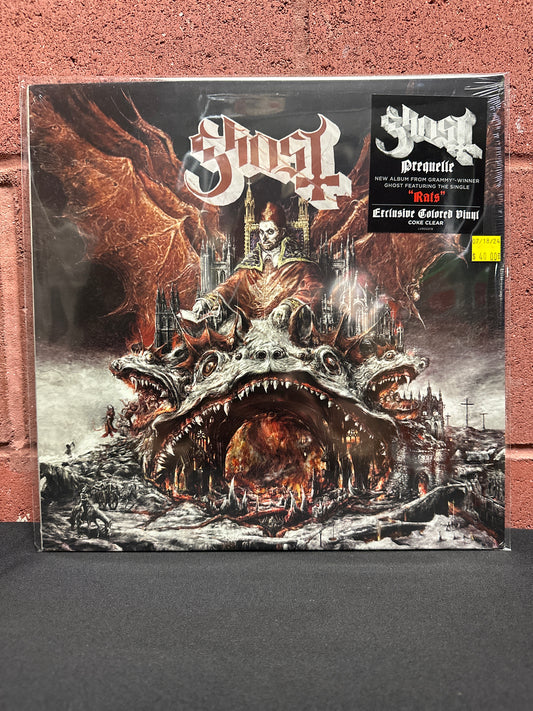 Used Vinyl:  Ghost ”Prequelle” LP (Coke bottle clear vinyl)