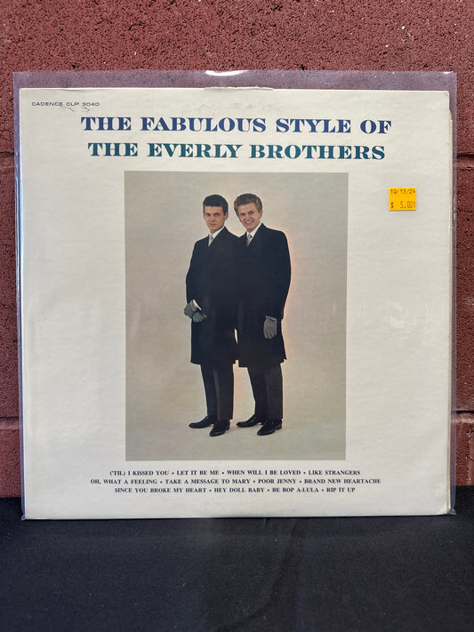 Used Vinyl:  Everly Brothers ”The Fabulous Style Of The Everly Brothers” LP