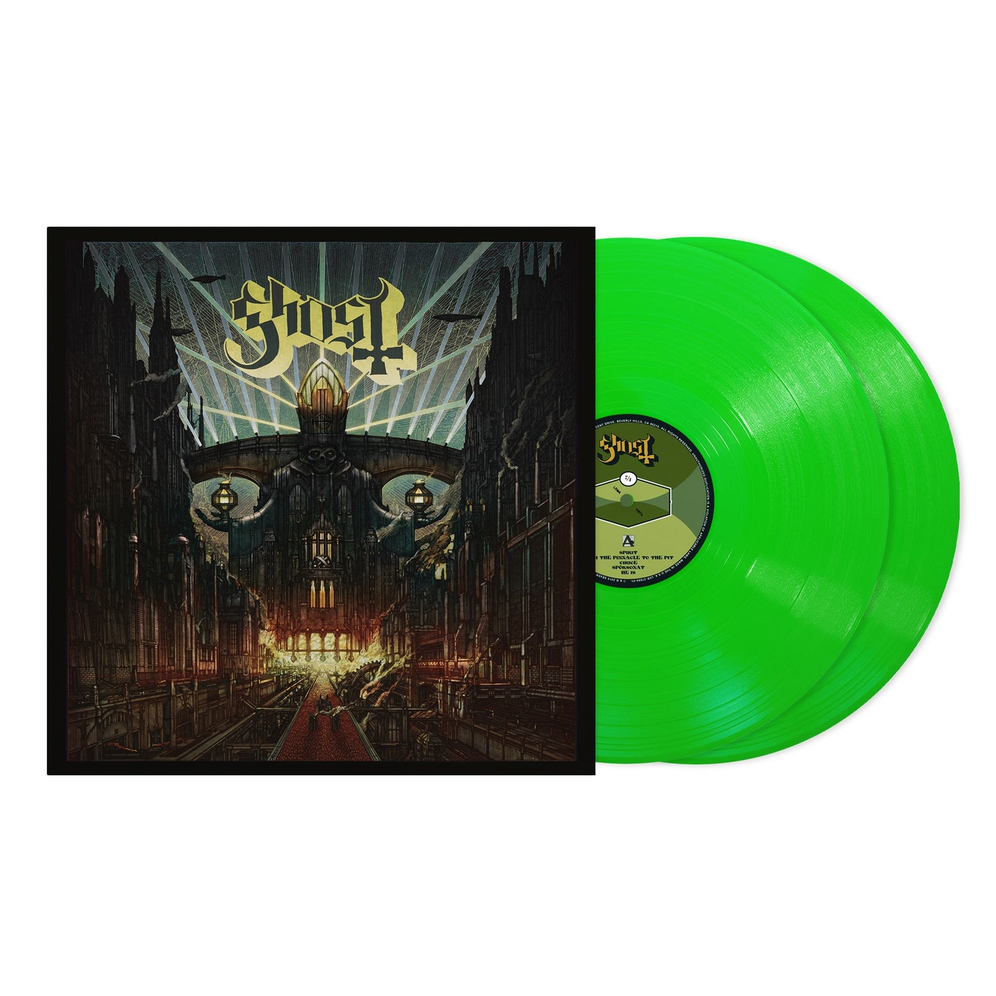 Ghost "Meliora Deluxe (10th Anniversary)" 2xLP (Neon Green Vinyl)