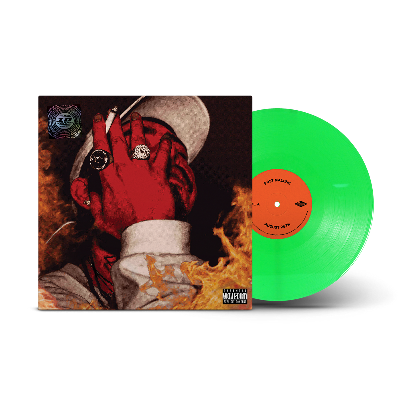 PRE-ORDER: Post Malone "August 26" LP (Indie Exclusive "Spring Leaf" Green Vinyl)