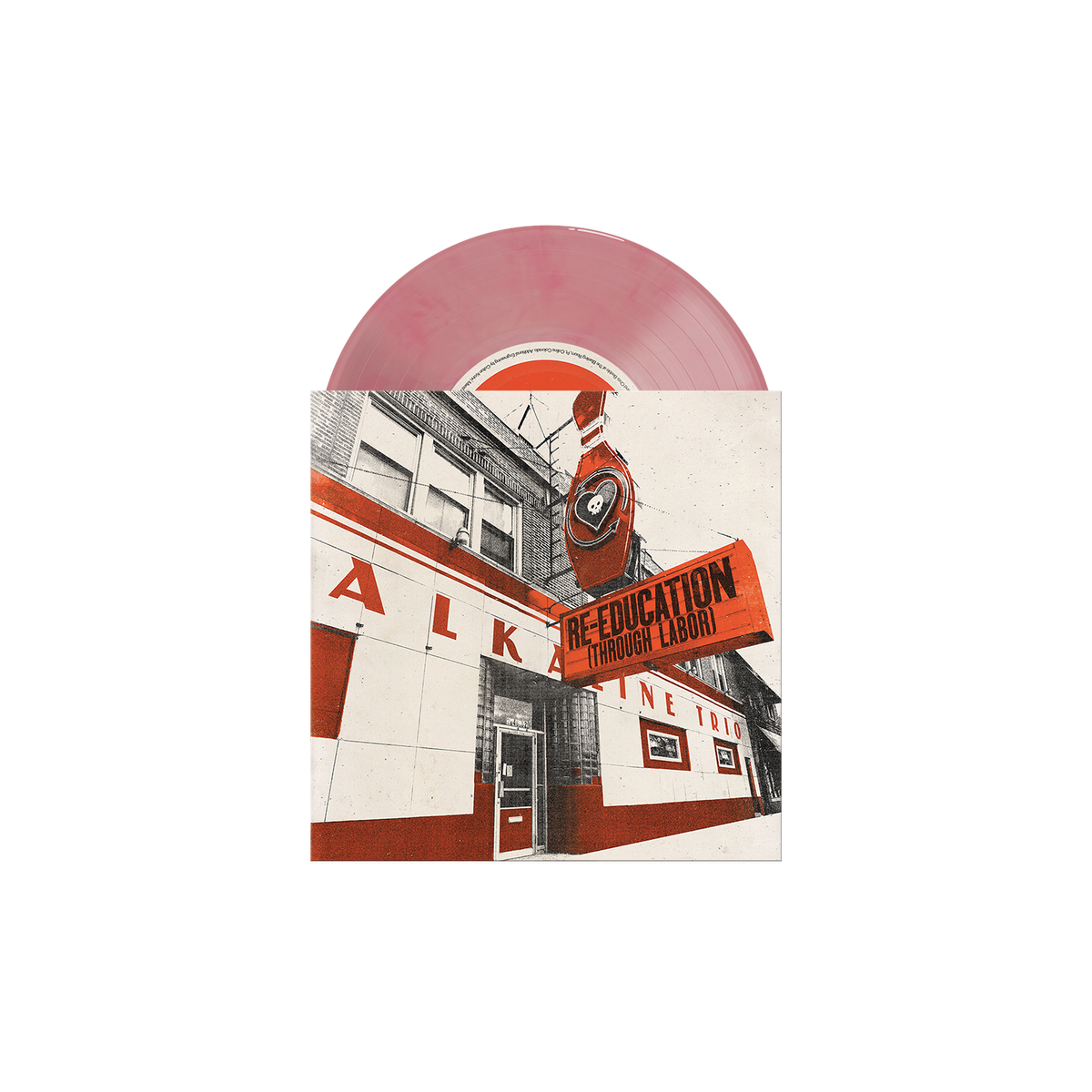 PRE-ORDER: Rise Against / Alkaline Trio  "Private Eye / Re-Education (Through Labor)" 7" ("Blossom" Color Vinyl)
