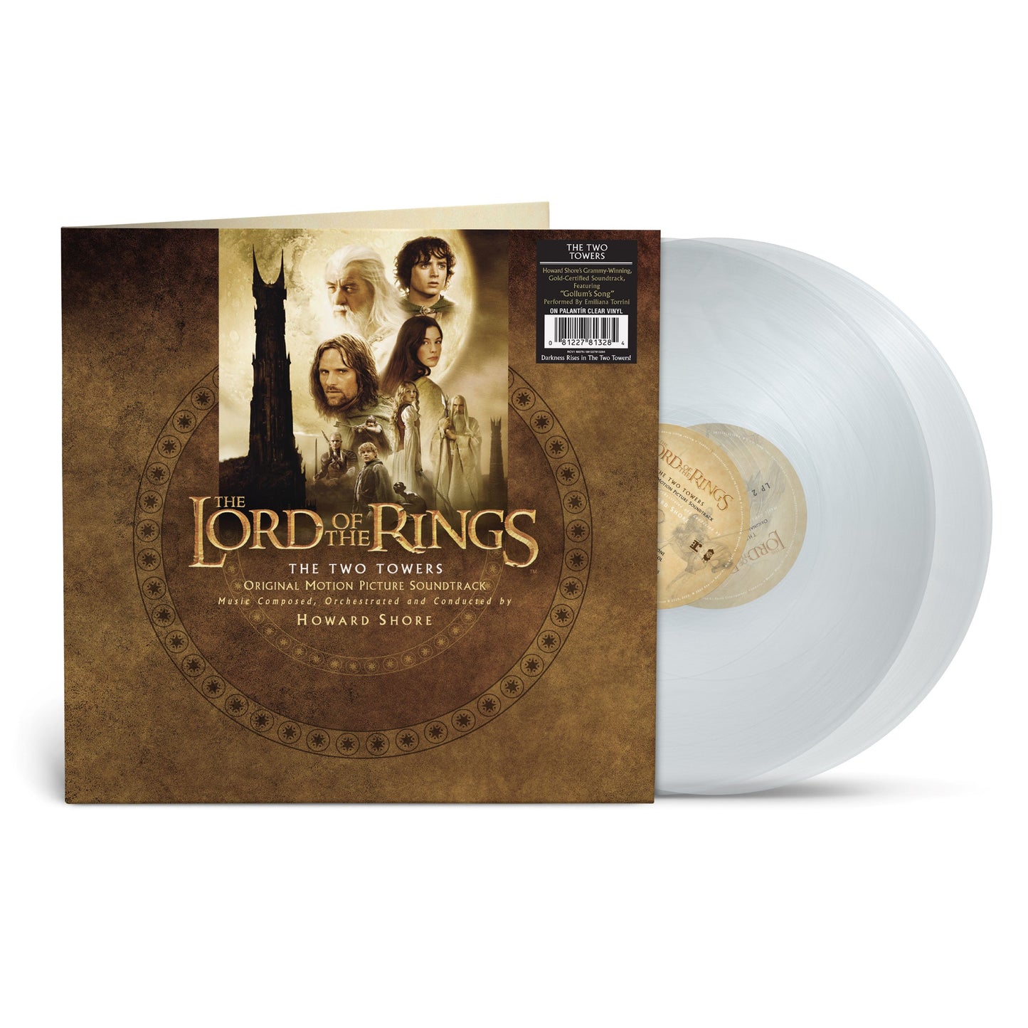 Howard Shore "Lord Of The Rings: The Two Towers (OST)" 2xLP (Indie Exclusive Palantir Clear Vinyl)