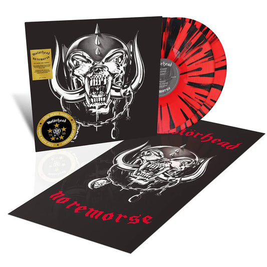 Motorhead "No Remorse (50th Anniversary)" 2xLP (Red/Black Splatter Vinyl)