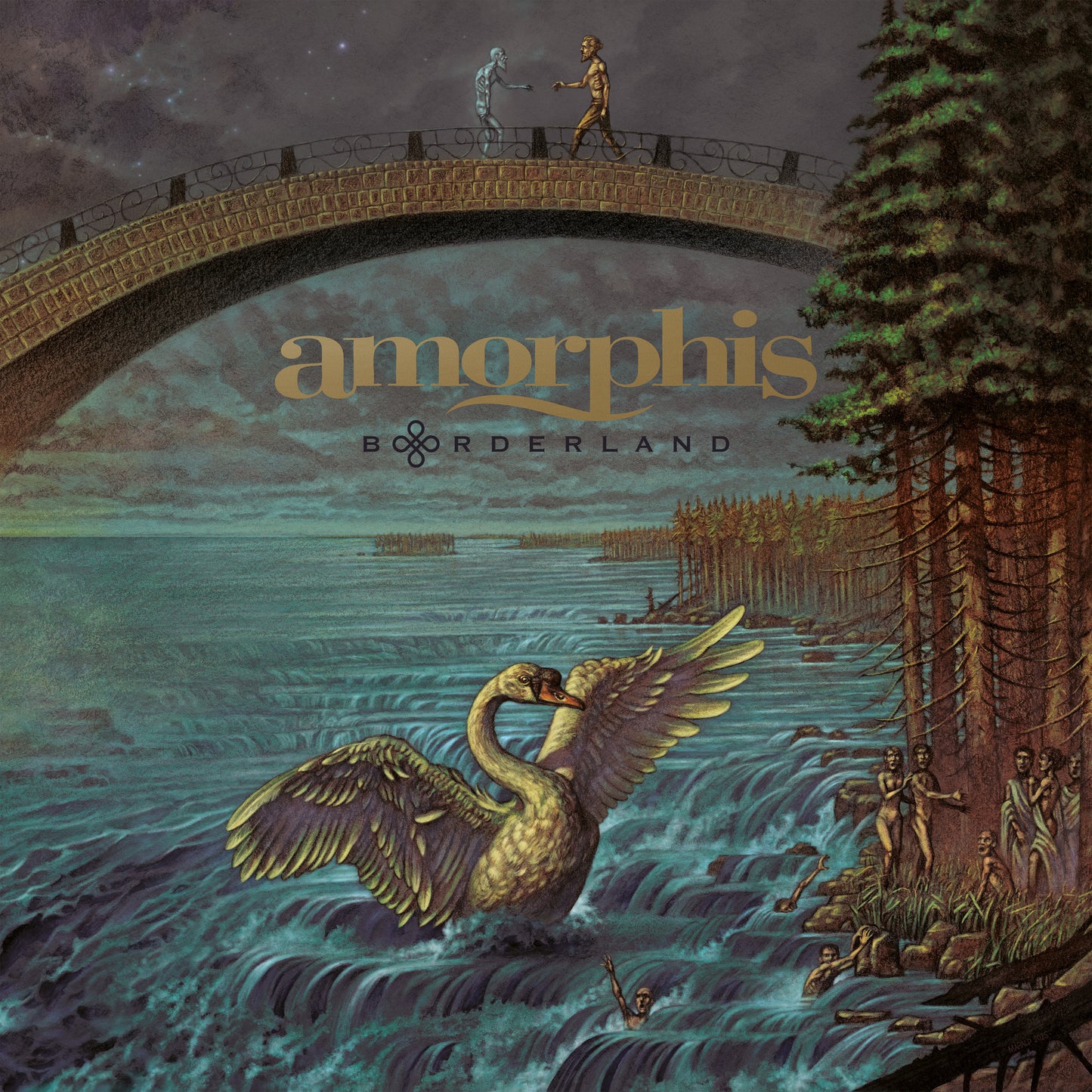 Amorphis "Borderland" 2xLP ("Bones" Gold Opaque Vinyl)