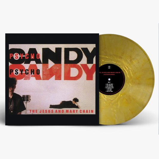 The Jesus and Mary Chain "Psychocandy (40th Anniversary Edition)" LP (Gold Swirl Vinyl)