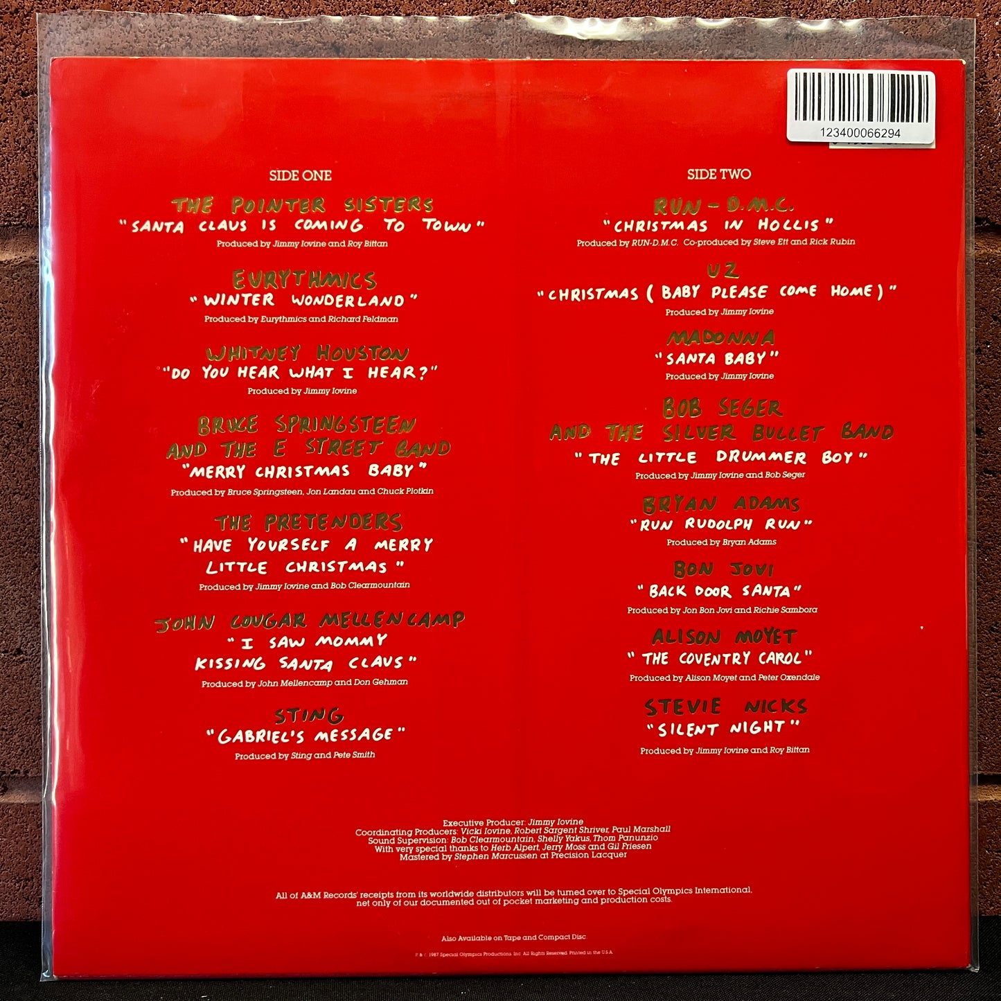 Used Vinyl: V/A - "A Very Special Christmas" LP (1987 Press)