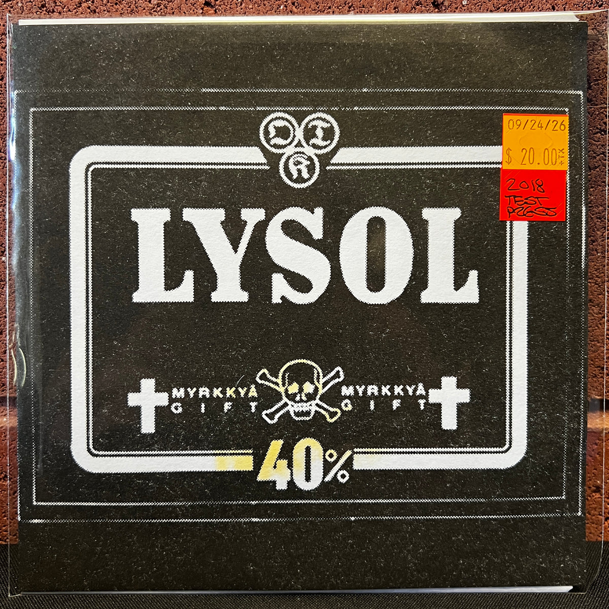 Used Vinyl: Lysol "Teenage Trance" 7" (2018 Press - Test Press)