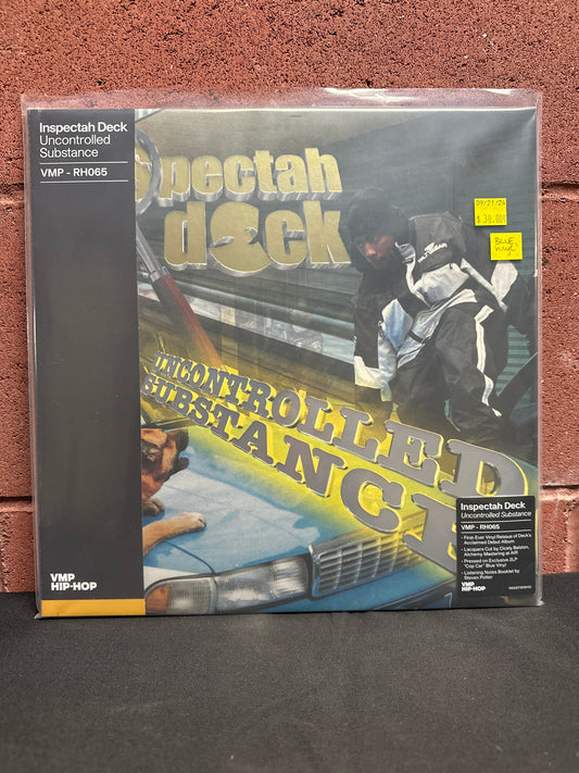 Used Vinyl:  Inspectah Deck ”Uncontrolled Substance” 2xLP (Blue vinyl)