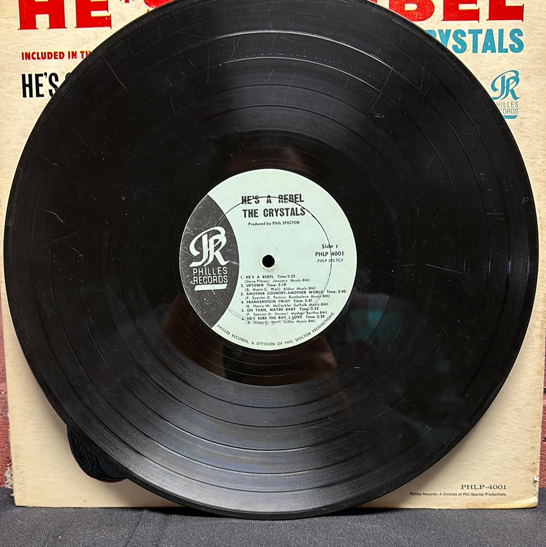 Used Vinyl:  The Crystals ”He's A Rebel” LP