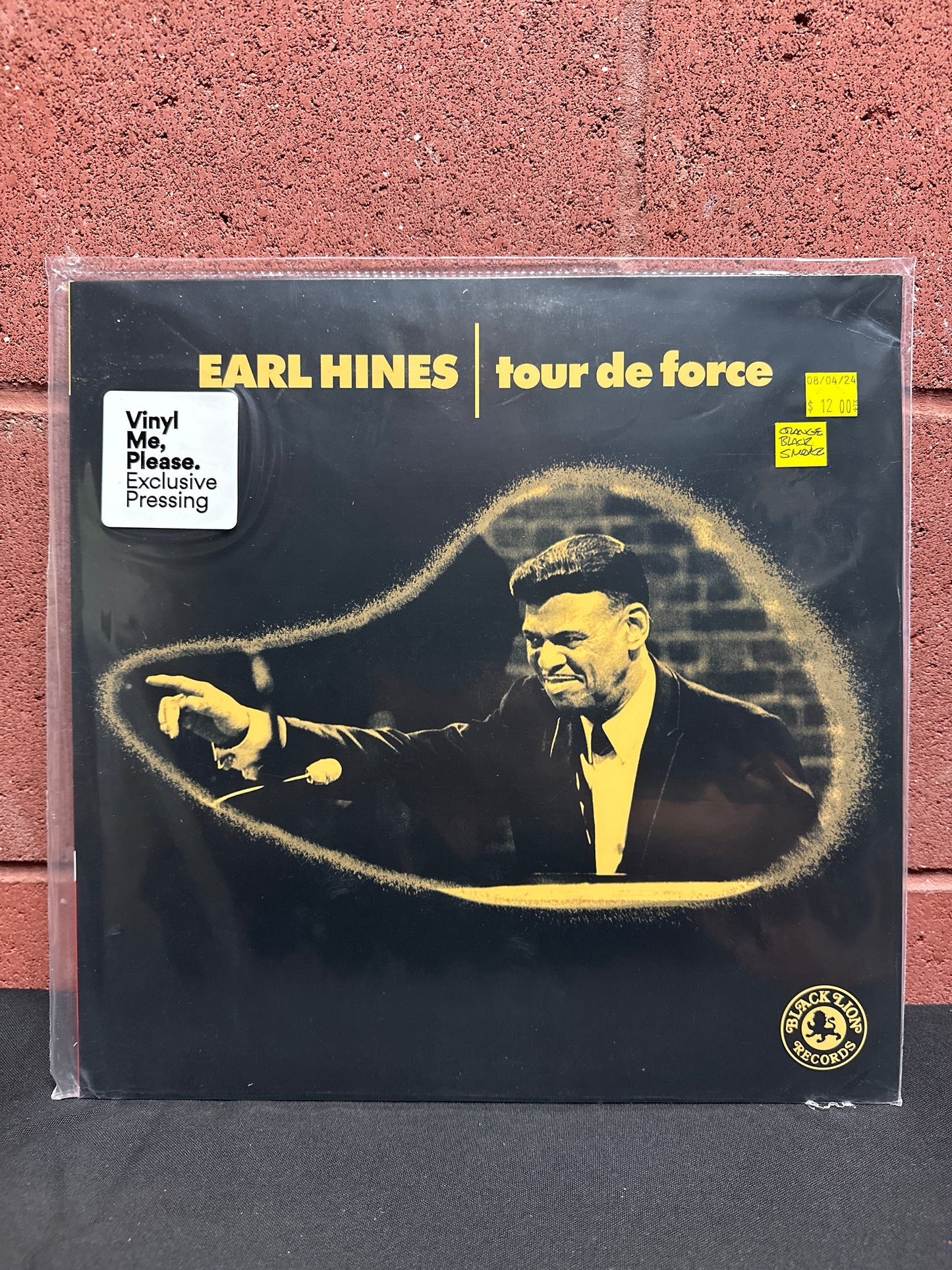 Used Vinyl:  Earl Hines ”Tour De Force” LP (Orange and black smoke vinyl)