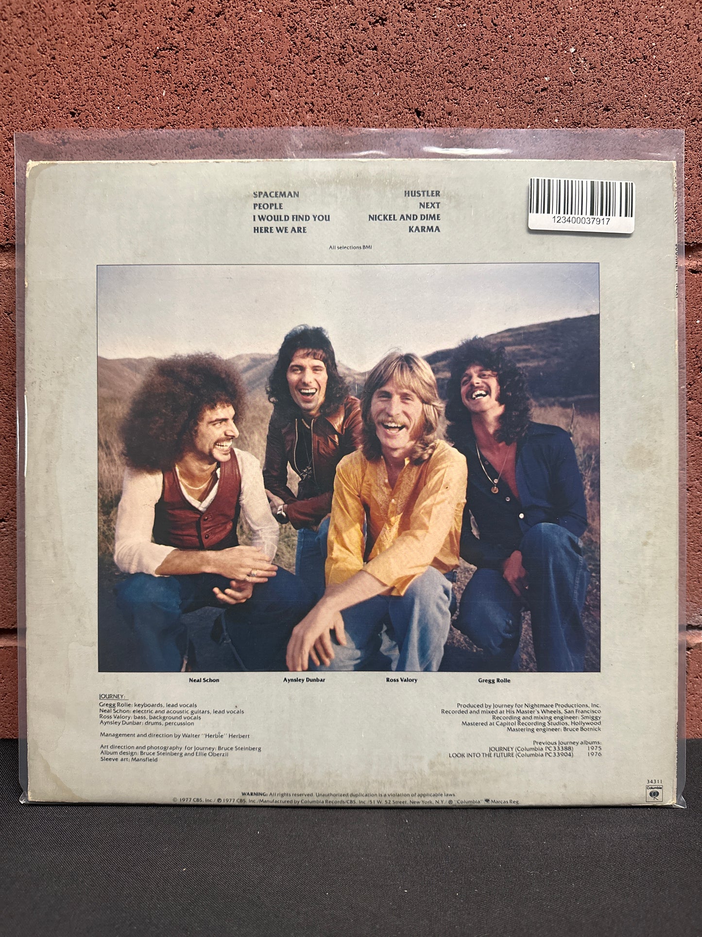 Used Vinyl:  Journey ”Next” LP