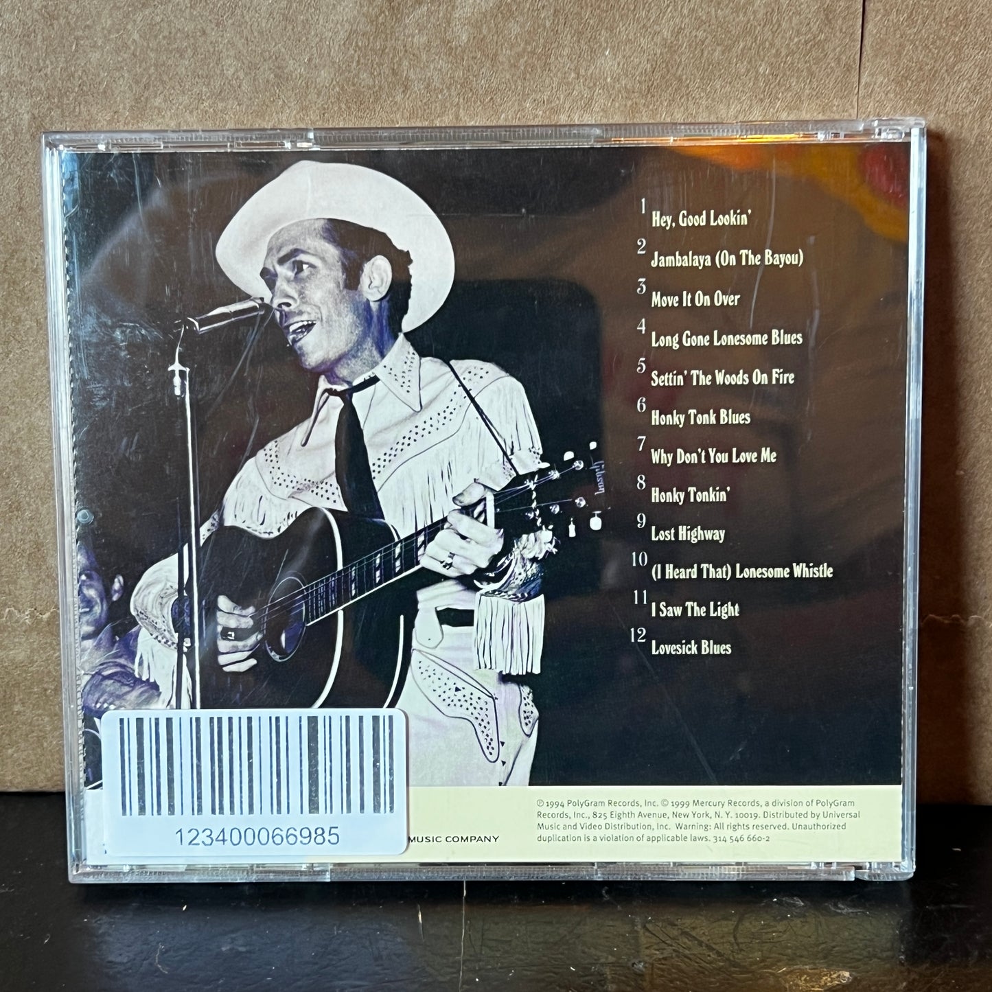 Used CD: Hank Williams "The Best Of Hank Williams" CD (1999 Press)