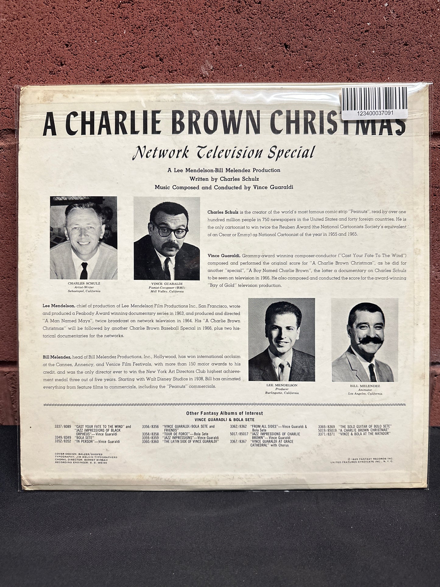 Used Vinyl:  Vince Guaraldi ”A Charlie Brown Christmas” LP (1965 Mono Pressing)