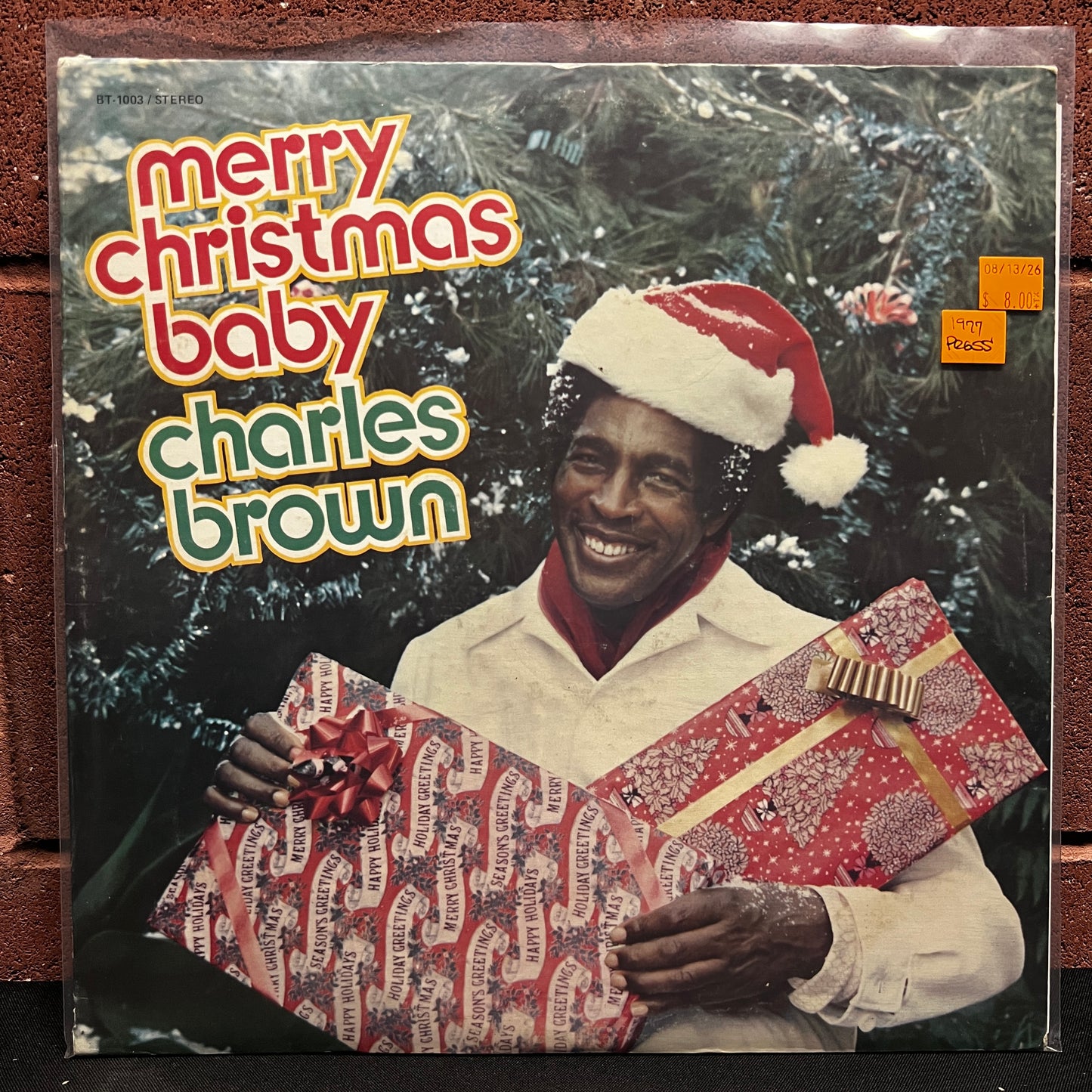 Used Vinyl: Charles Brown "Merry Christmas Baby" LP (1977 Press)