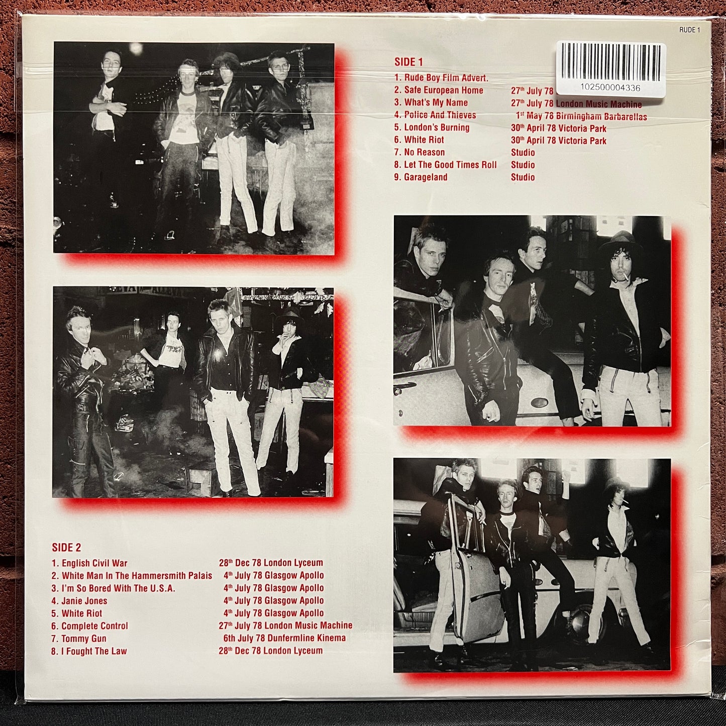 Used Vinyl: The Clash "Rude Boy Outtakes" LP